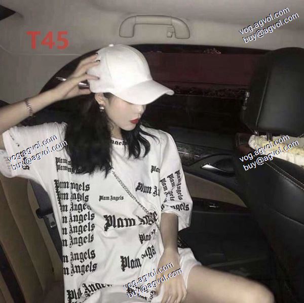 パーム エンジェルス 偽物ブランド 弾幕ドルマンスリーブTシャツカーディガン 2020秋冬 ～希少 半袖Tシャツ 2色可選